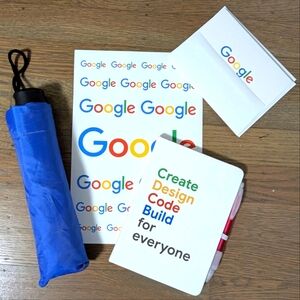 Google Bundle - Notebook, Cards, Stickers, Umbrella